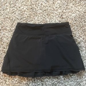 LULULEMON Womens Black Tennis Skirt Size 2